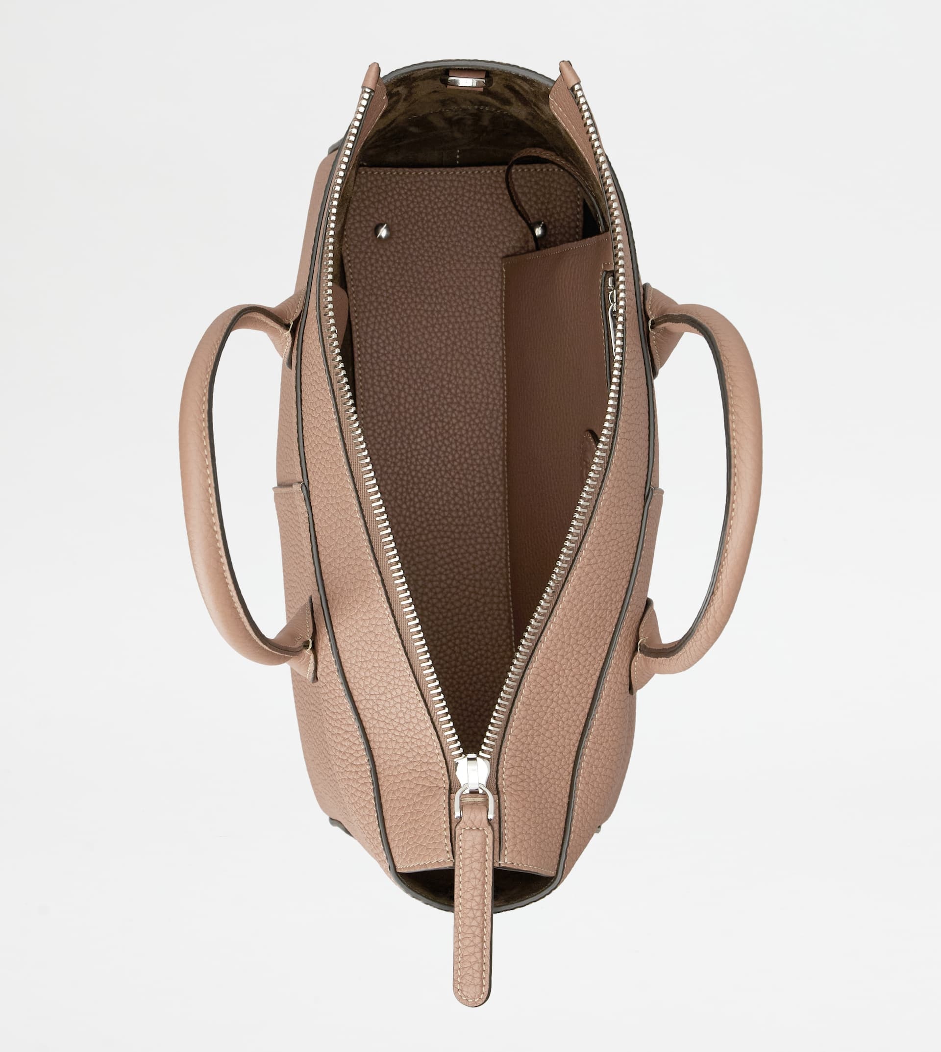 TOD'S DI BAG IN LEATHER MEDIUM - PINK - 4