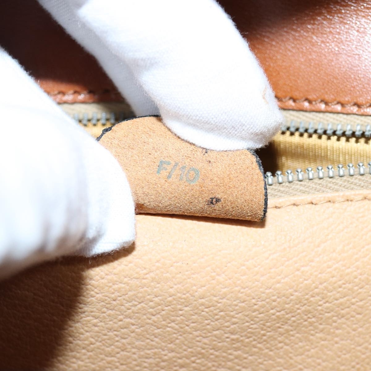 CELINE Hand Bag Leather Brown - 12