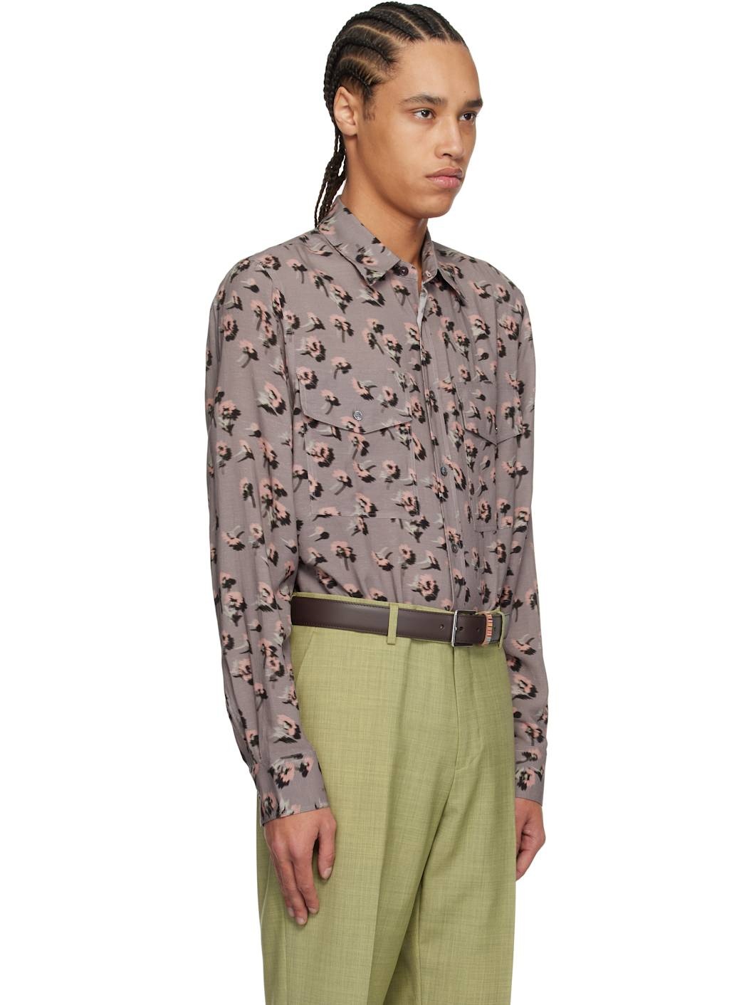 Purple Casual Fit Shirt - 2