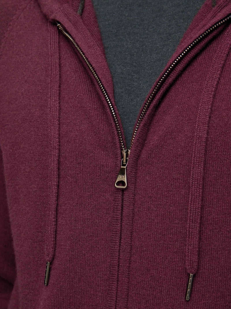 Men's Hoodie Finley Cashmere Bordeaux - 6