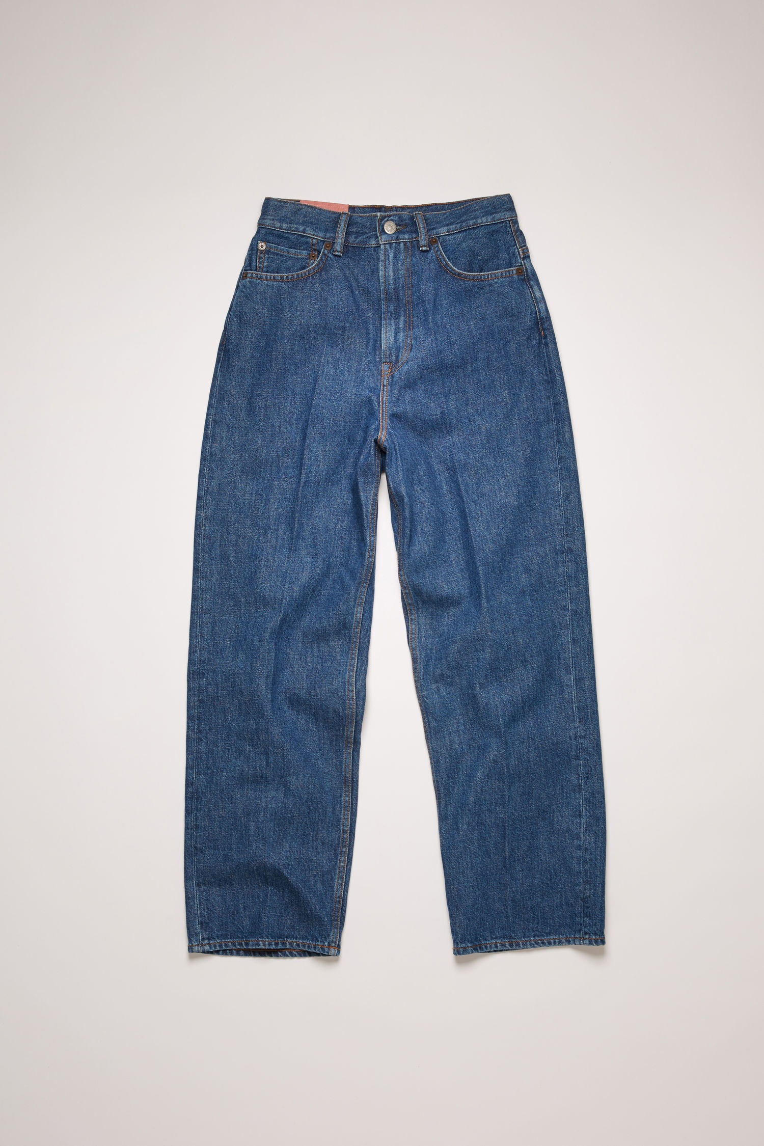 Relaxed tapered jeans dark blue - 1