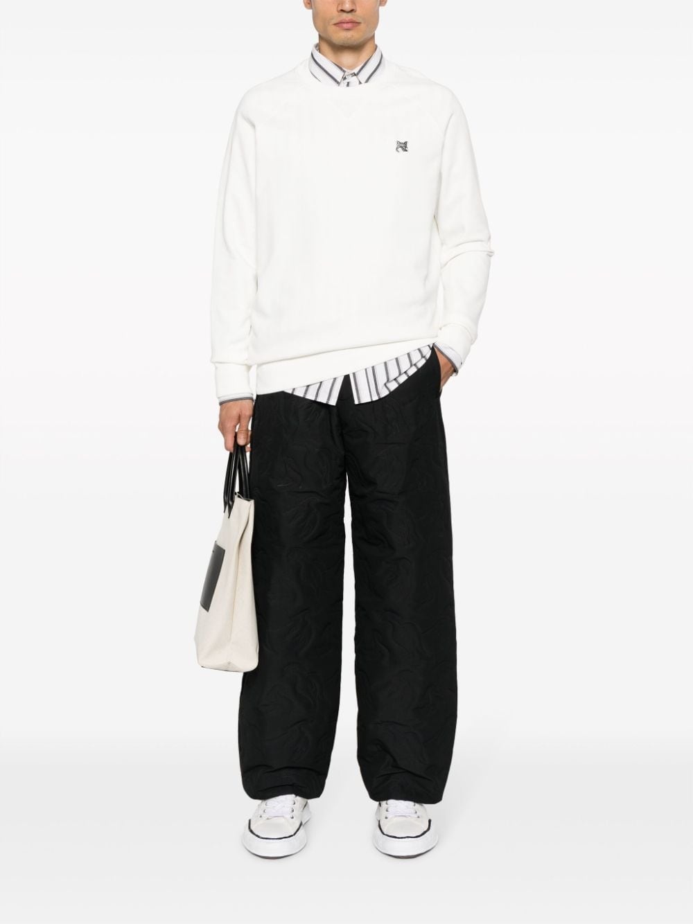 Fox Head-motif cotton sweatshirt - 2