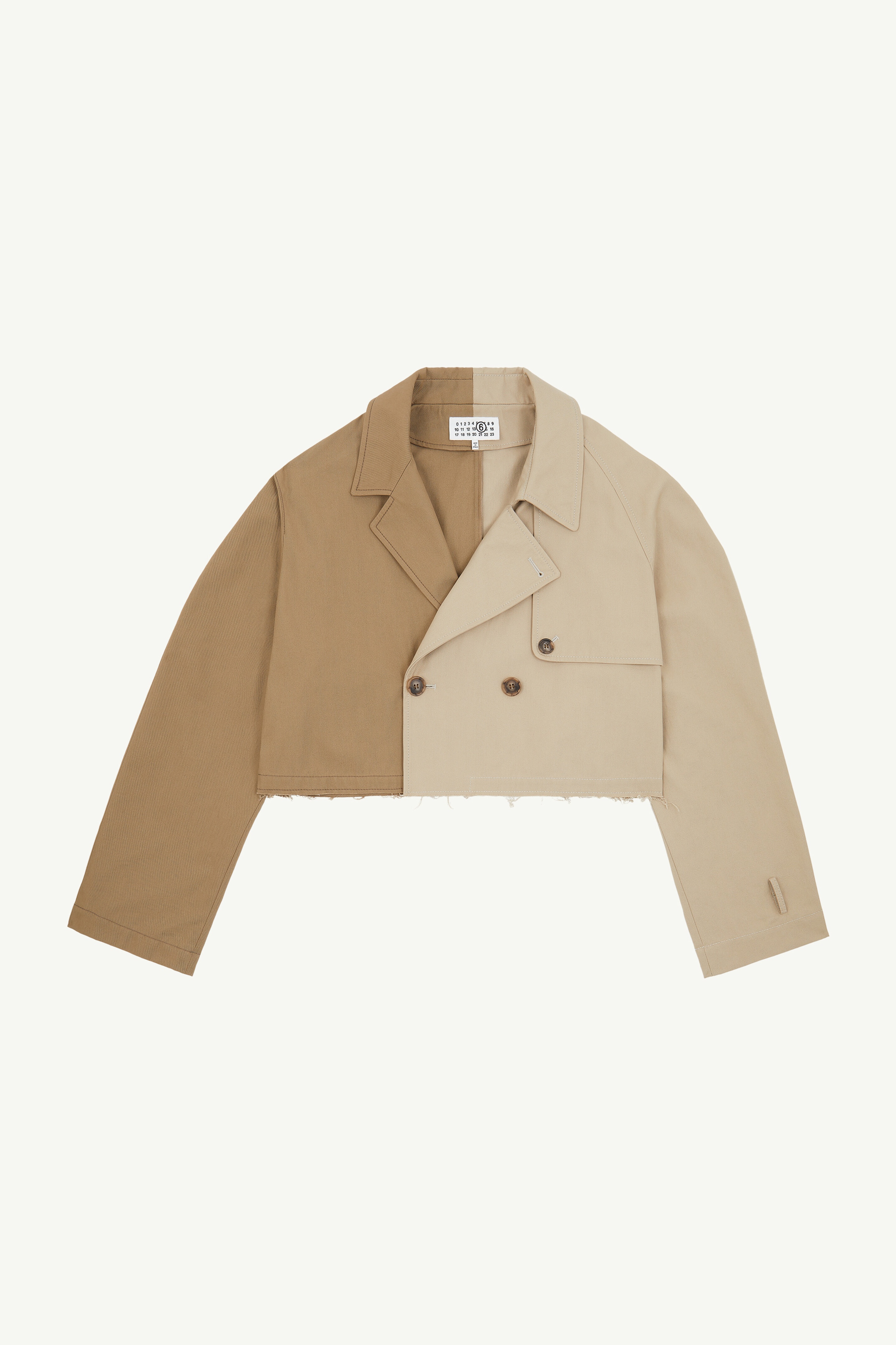 Cropped Trench Jacket - 1