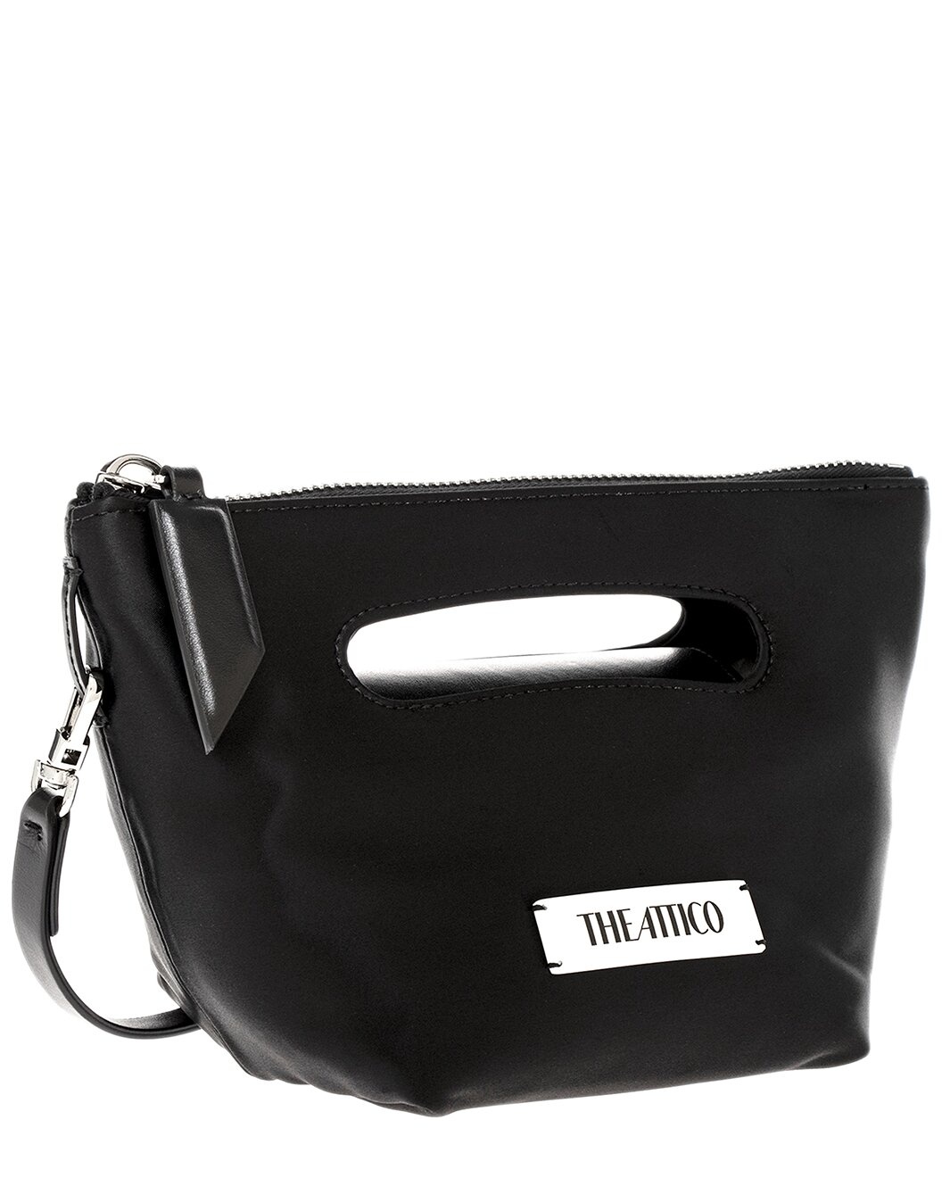 The Attico Via del Gardini 15 Leather-Trim Tote - 3