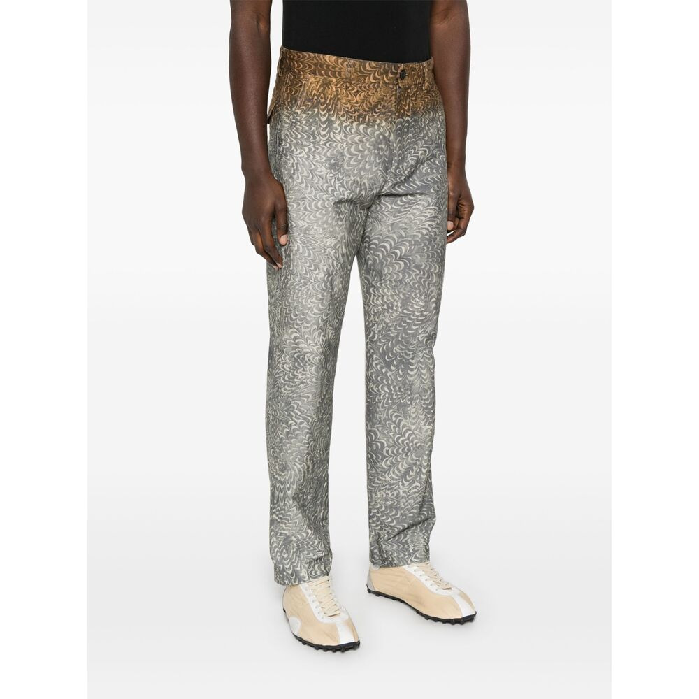 Dries Van Noten Grey Trousers - Tapered Trousers Men - 2