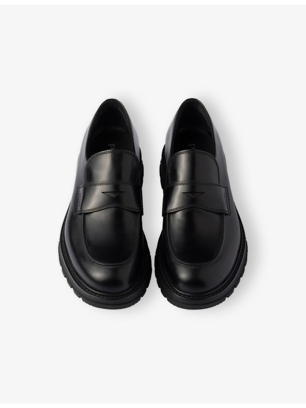 Brushed Leather Loafers - 3