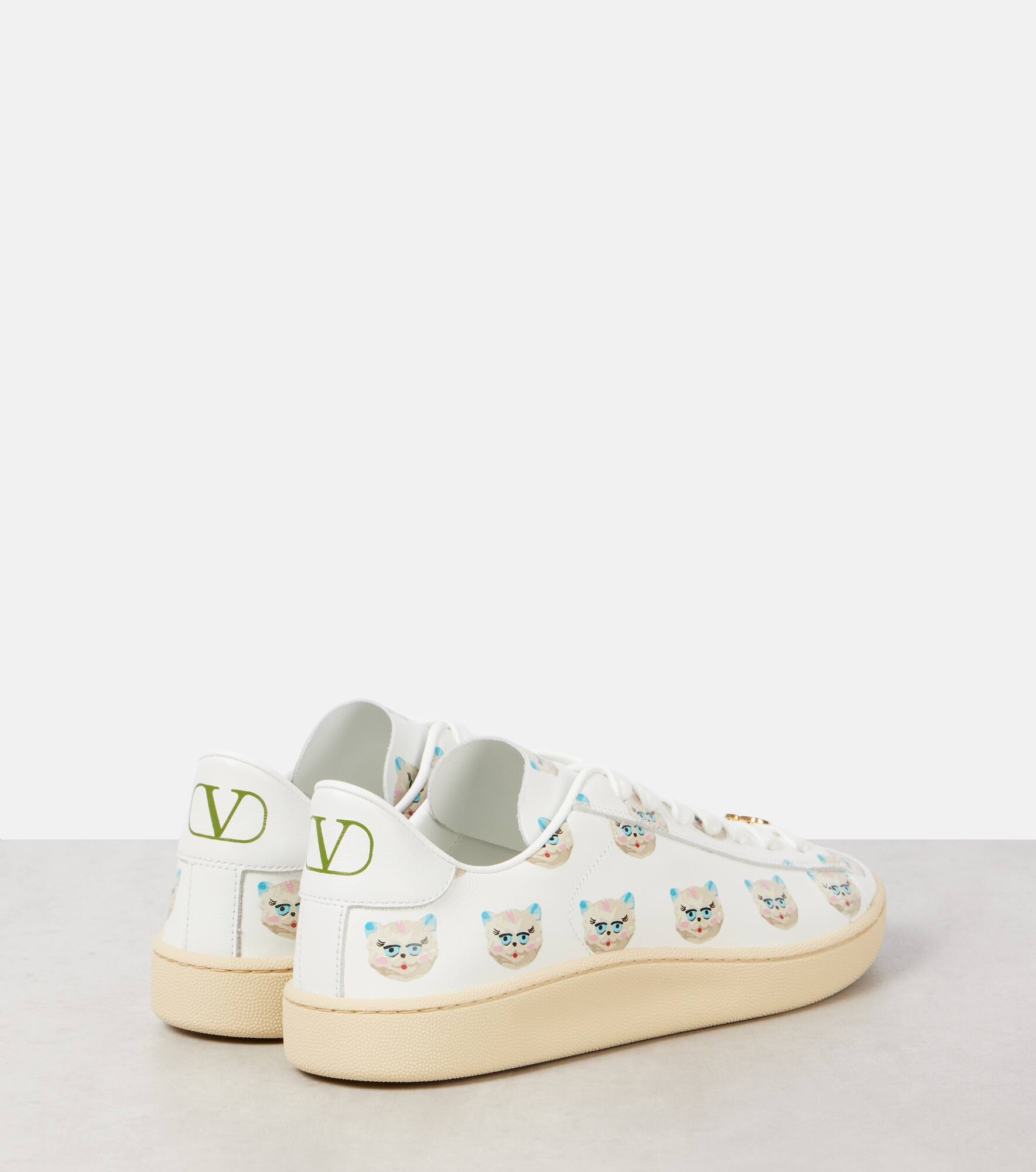 Royco printed leather sneakers - 2