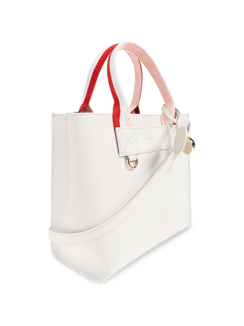 striped handle tote bag 4