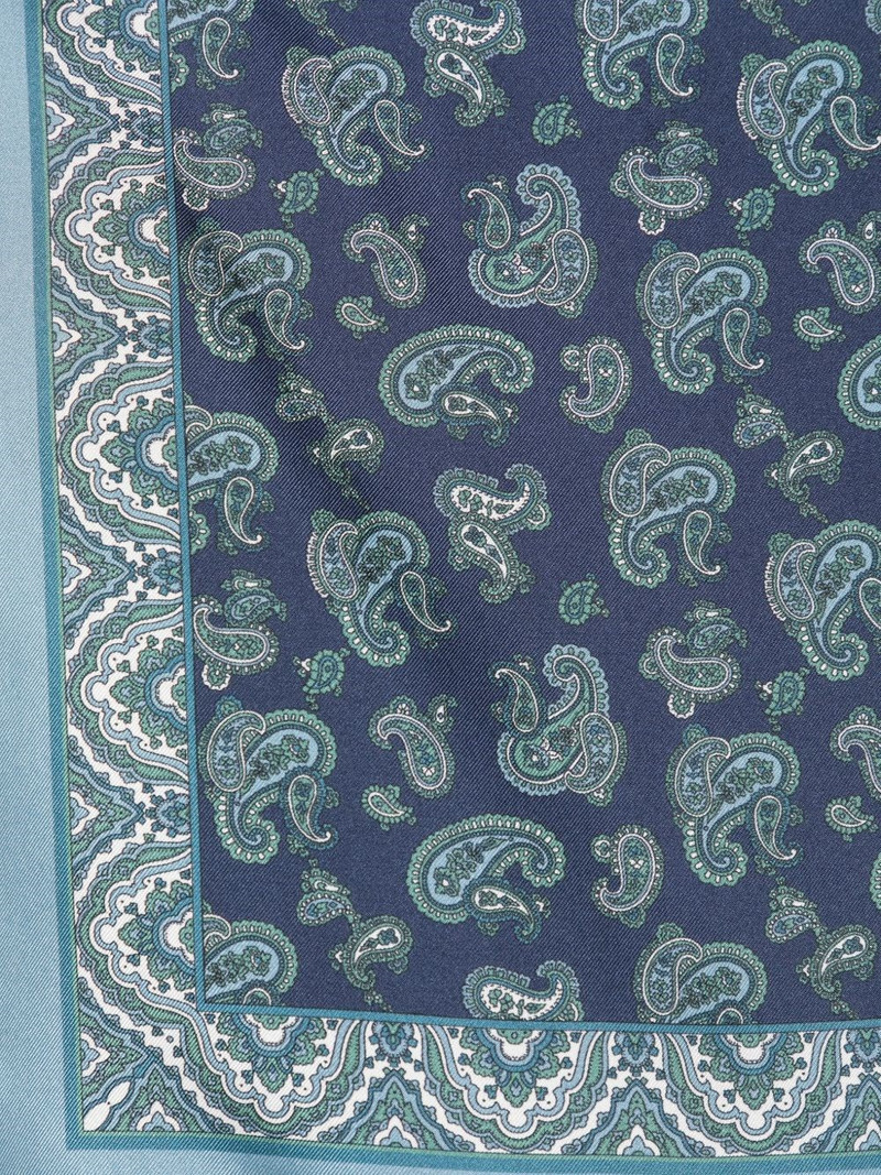 Brioni Printed silk pocket square outlook