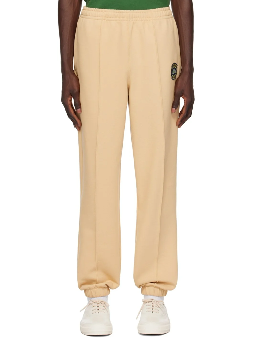 Beige Pinched Seam Sweatpants - 1