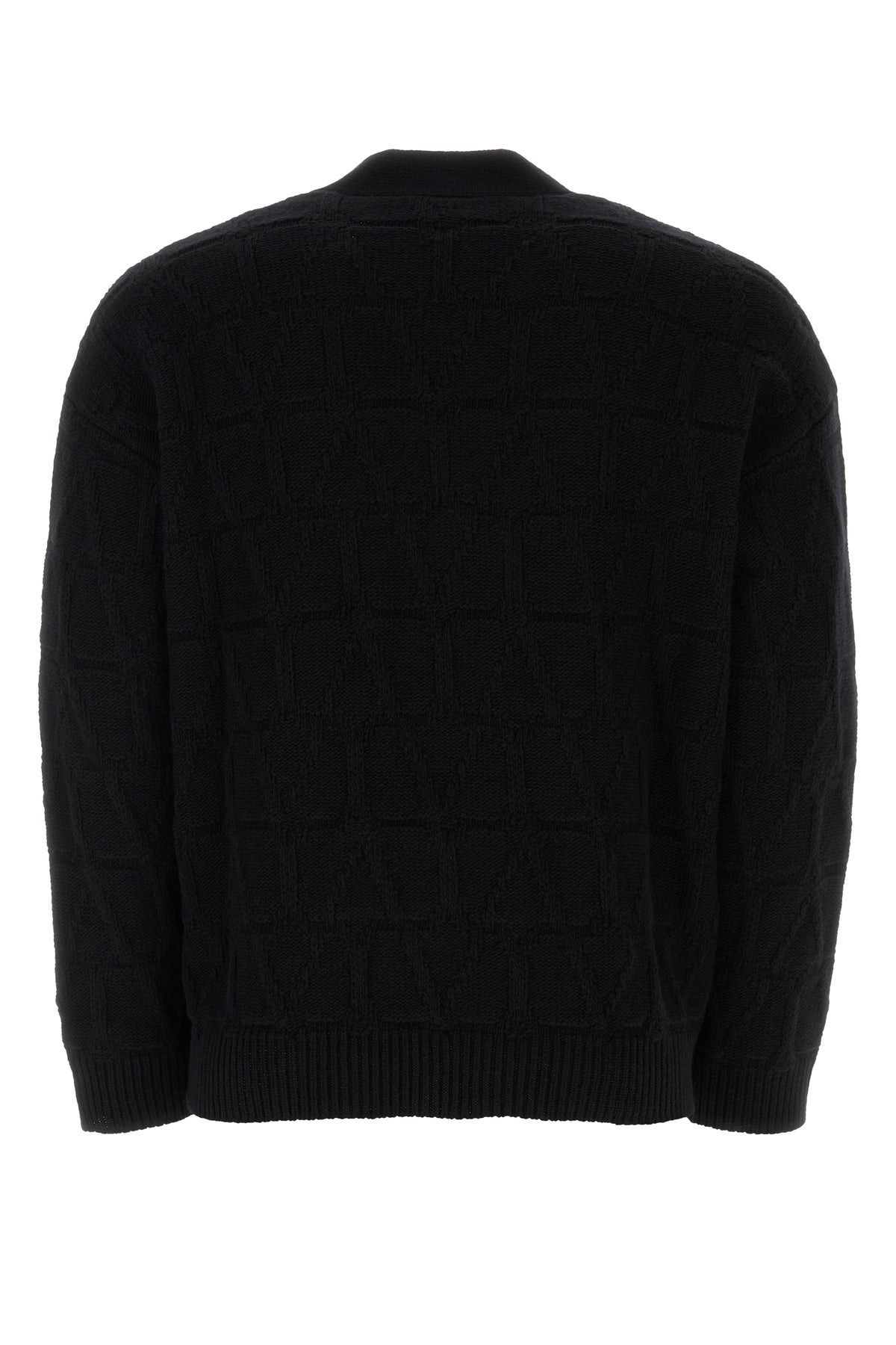 Black wool cardigan - 2