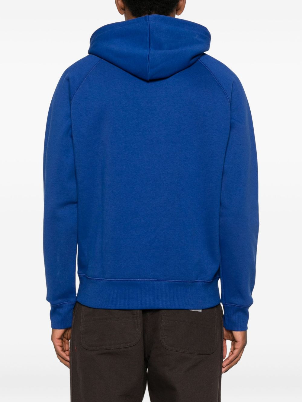 logo-embroidered hoodie - 4