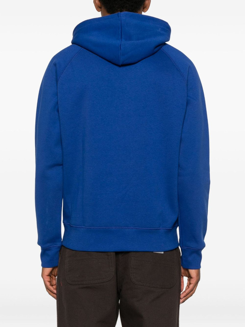 logo-embroidered hoodie 4
