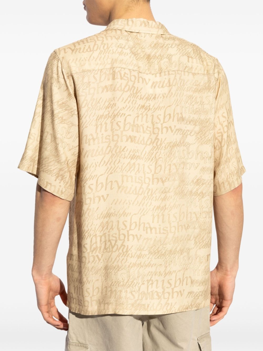 logo-print shirt - 4