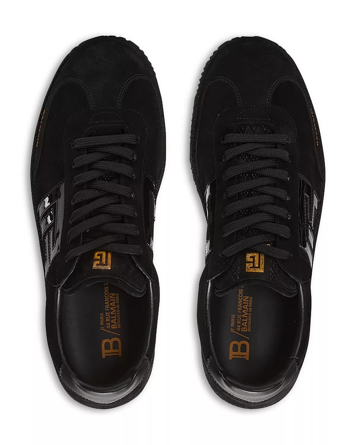 Men's Swan Suede & Patent Leather Sneaker - 3