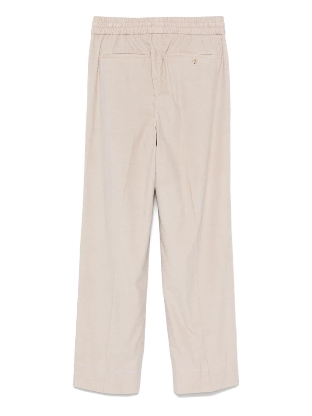 mélange-effect trousers - 3