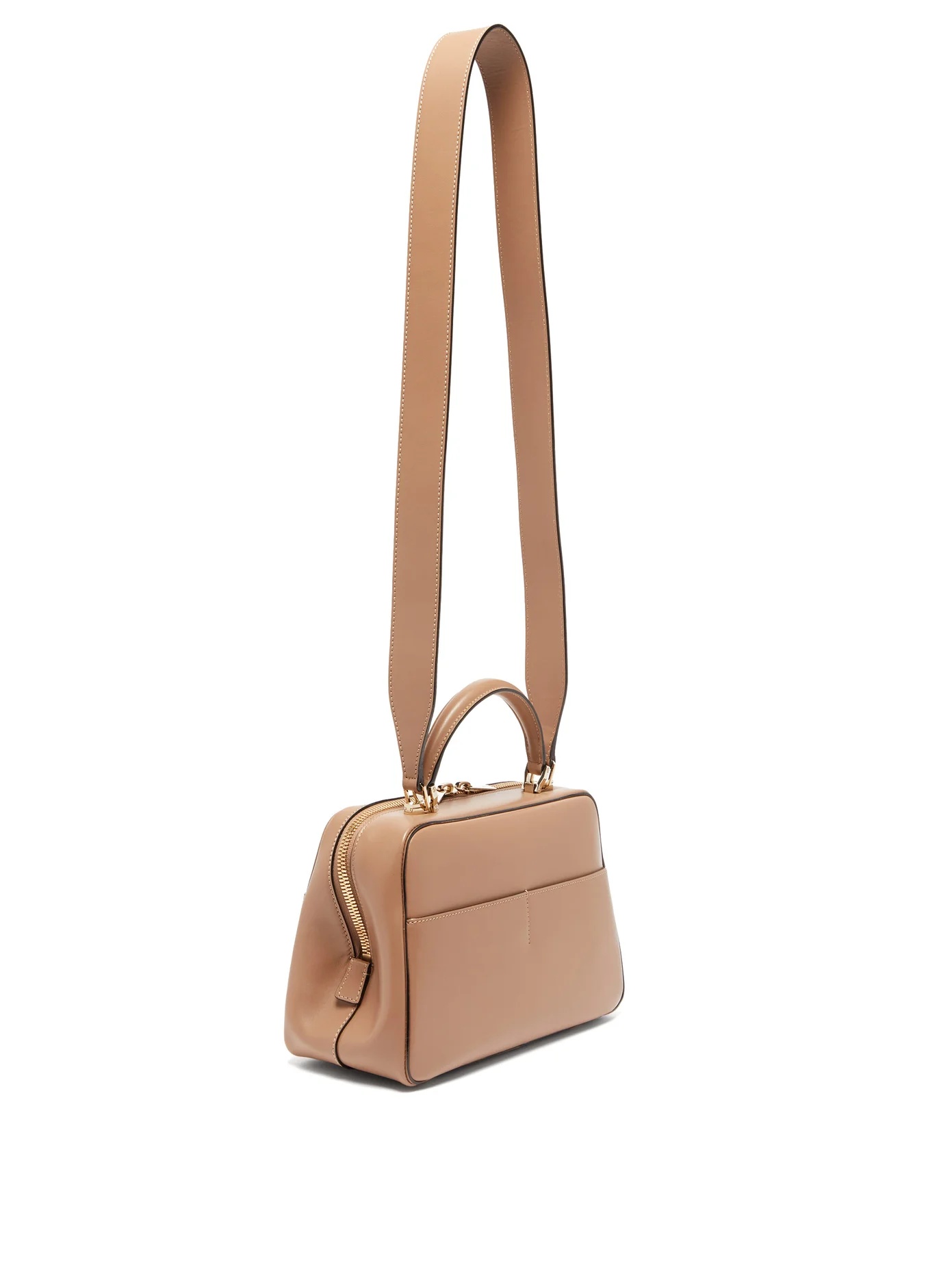 Serie S medium smooth-leather shoulder bag - 4