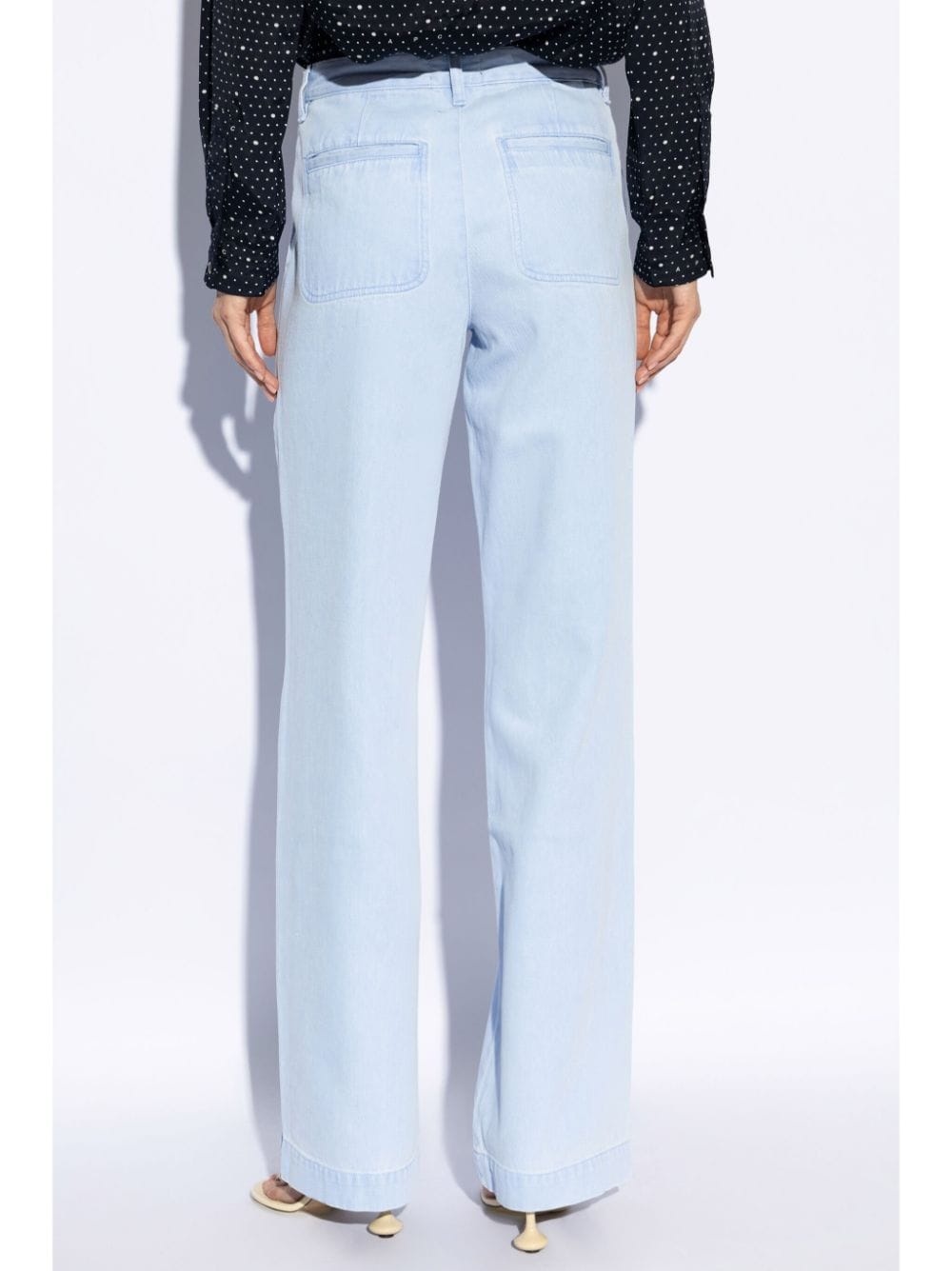 straight-leg cotton jeans - 4