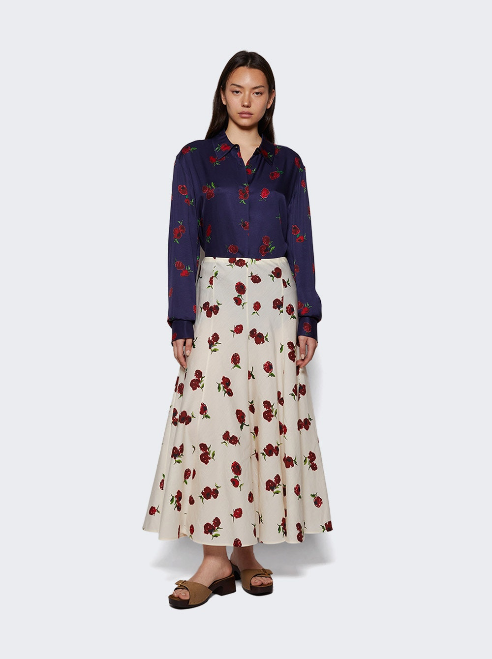 Lenno Skirt Rasberry And Cream - 5
