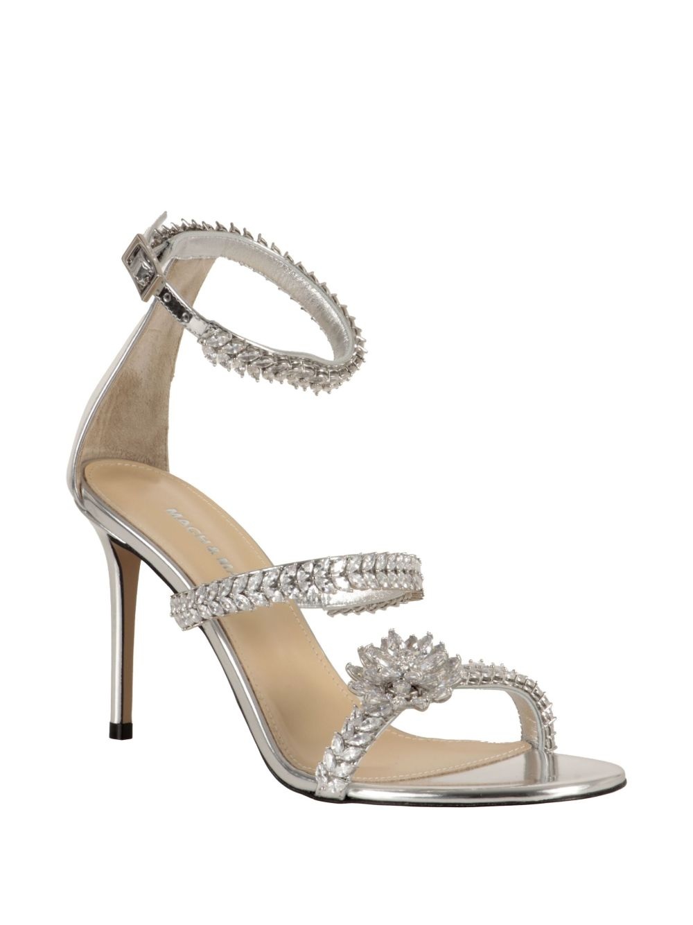 100mm crystal-embellished sandals - 2