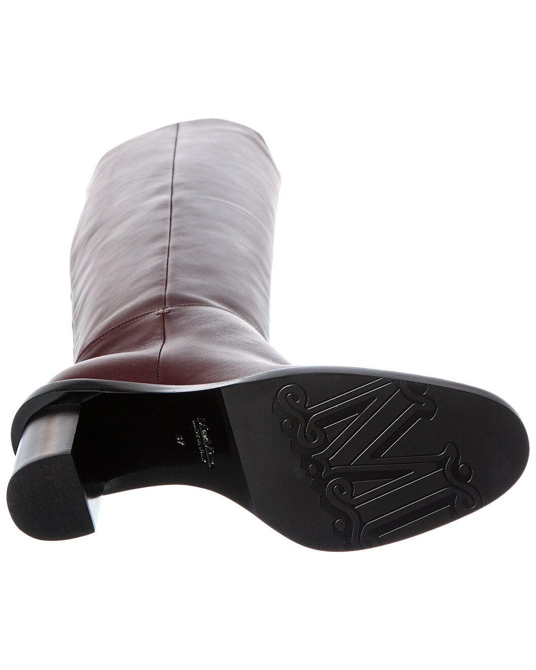 Max Mara Leather Knee-High Boot - 4