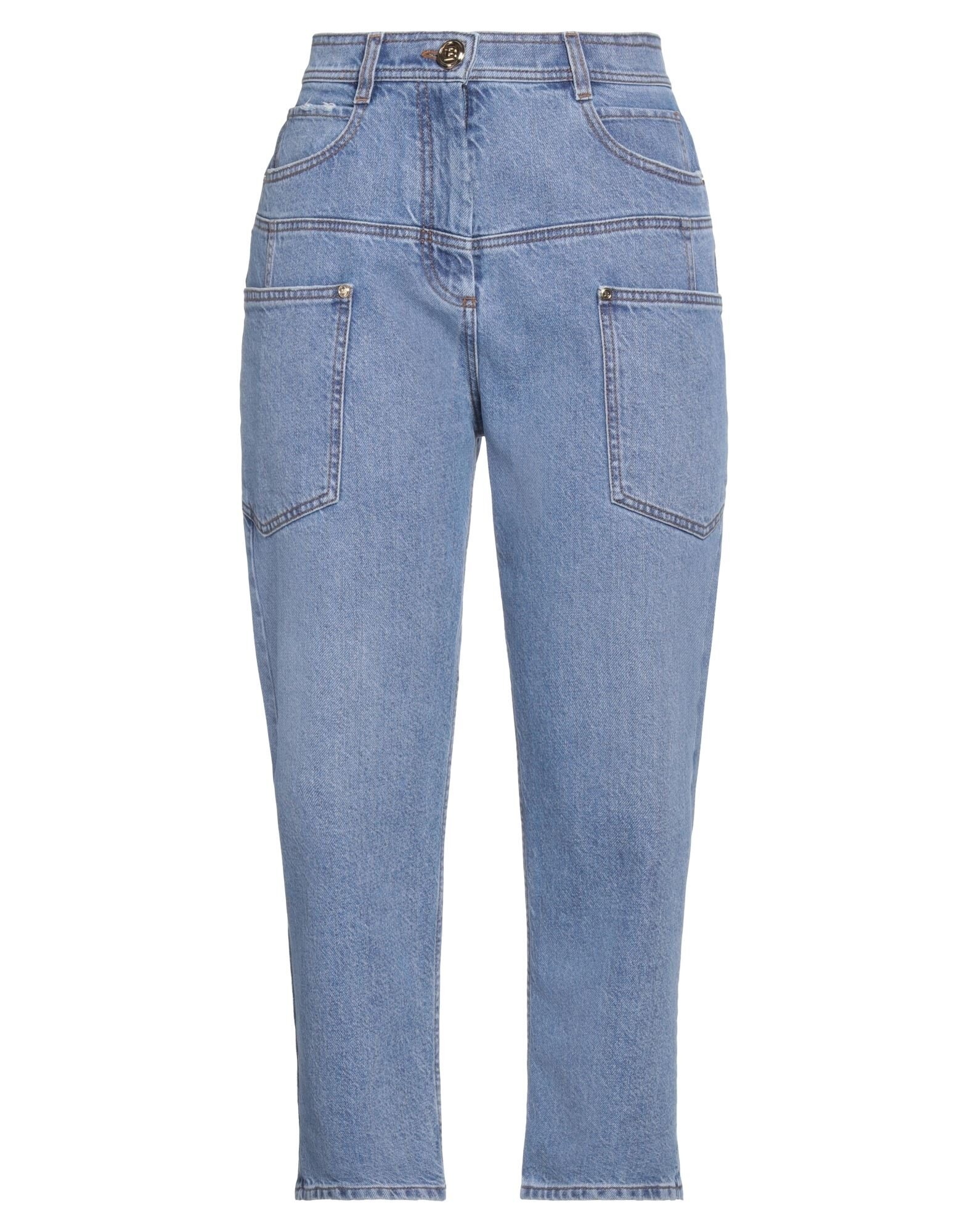Blue Women's Denim Pants - 1