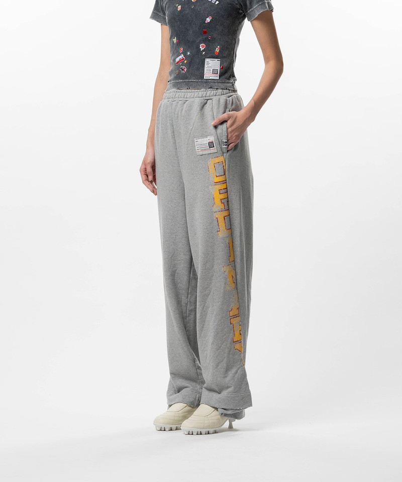 College Print Sweat Pants 10