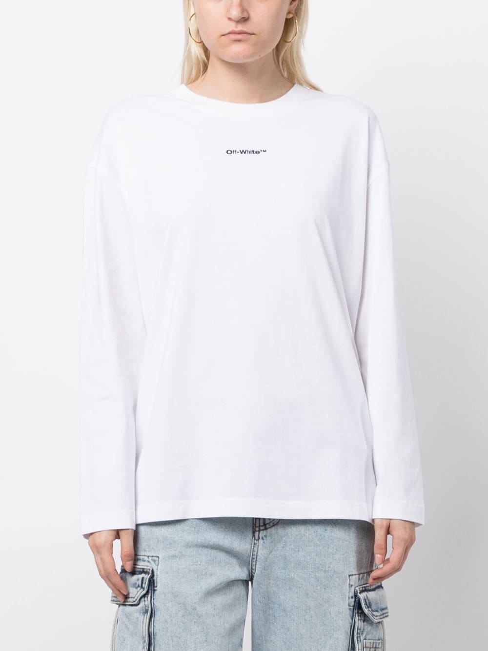 logo-print long-sleeve T-shirt - 5