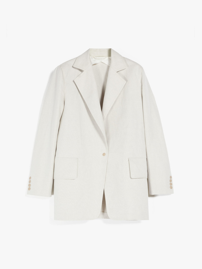 MOSA Linen and cotton canvas jacket - 1