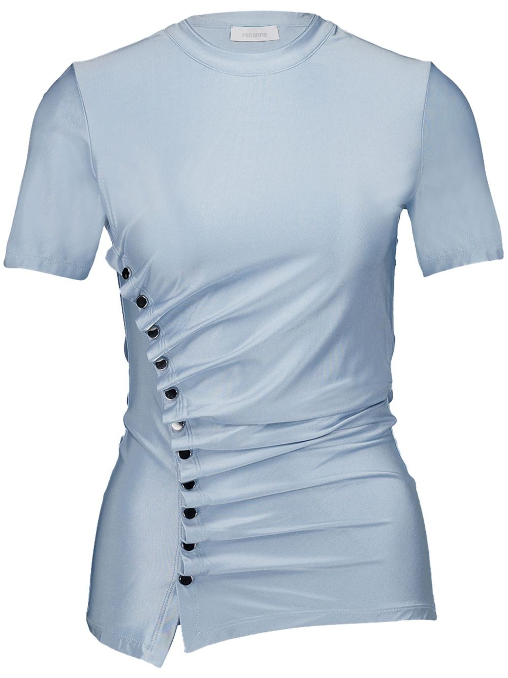 draped short sleeve t-shirt - 1