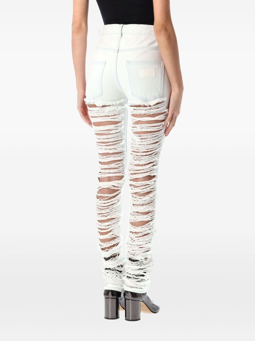 distressed skinny jeans - 2