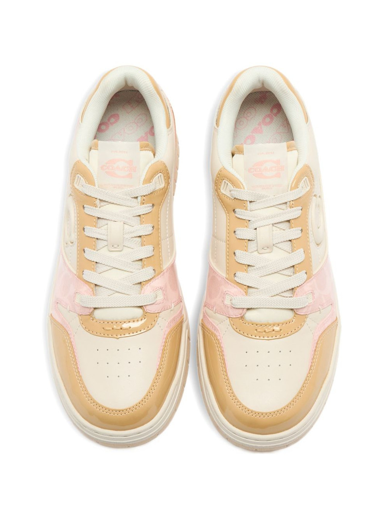 COACH Soho patent-leather sneakers outlook