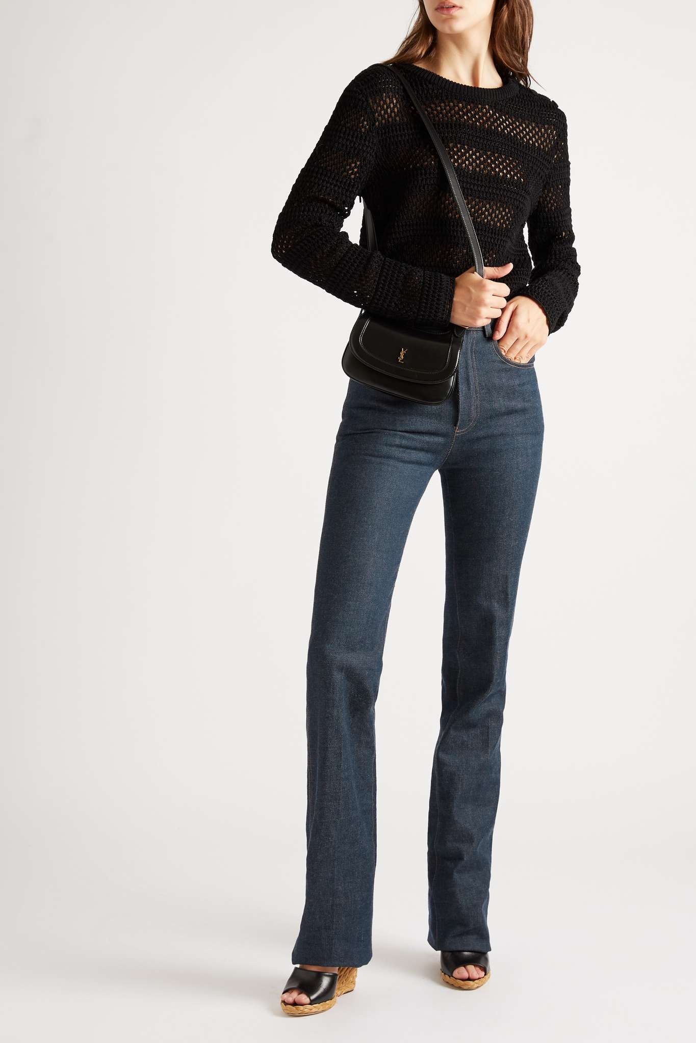 High-rise straight-leg jeans - 4