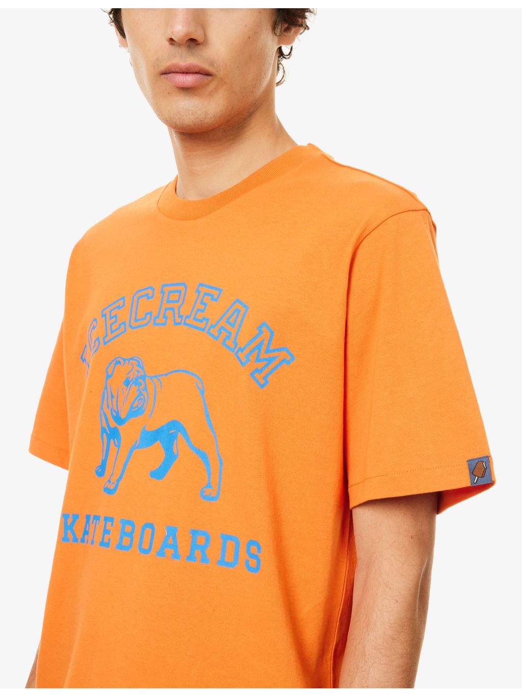 Bulldog Crewneck Cotton-Jersey T-Shirt - 5