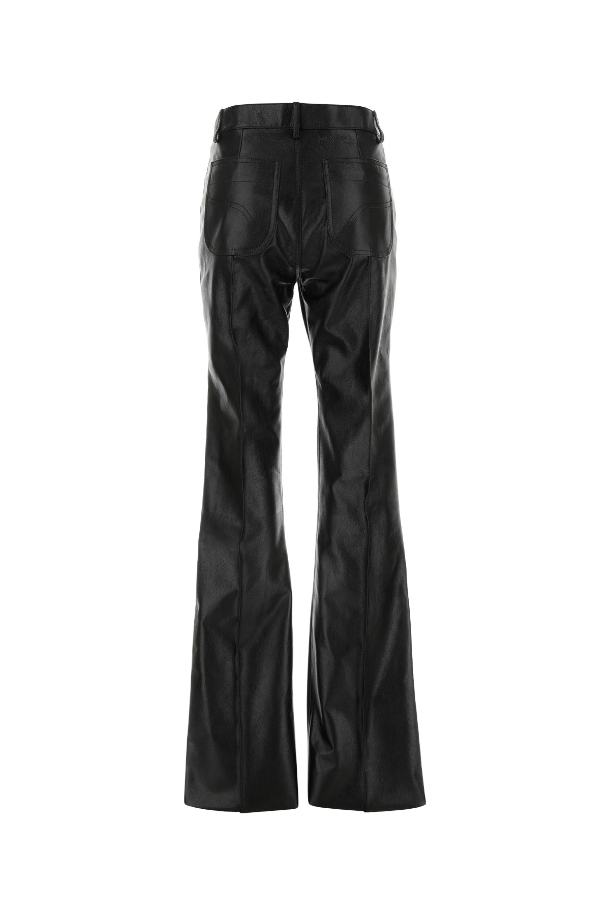 Tom Ford Women Grain Lux Goat Leather Pants With Patch Pockets - 2