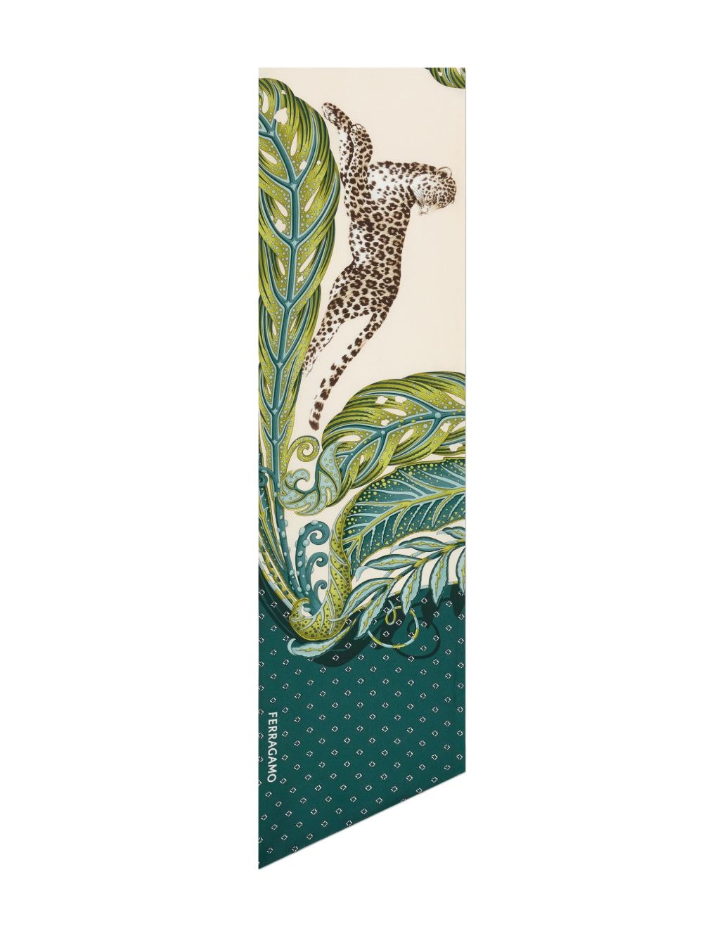 Ferragamo Women Printed Silk Foulard - 4