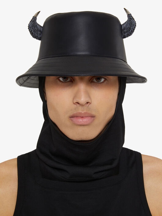 BUCKET HAT WITH HORN - 2