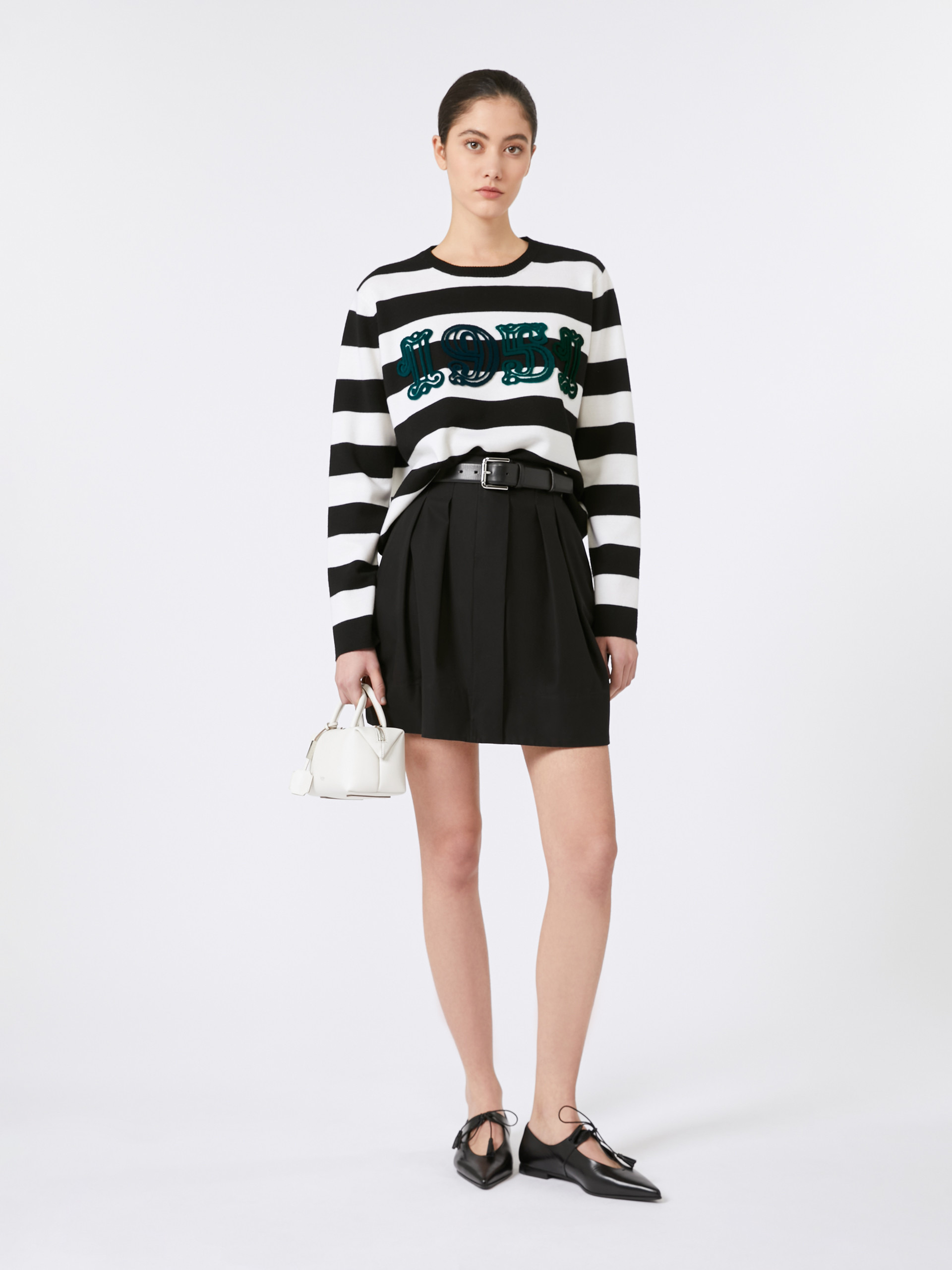 VITERBO Embroidered wool sweater - 2
