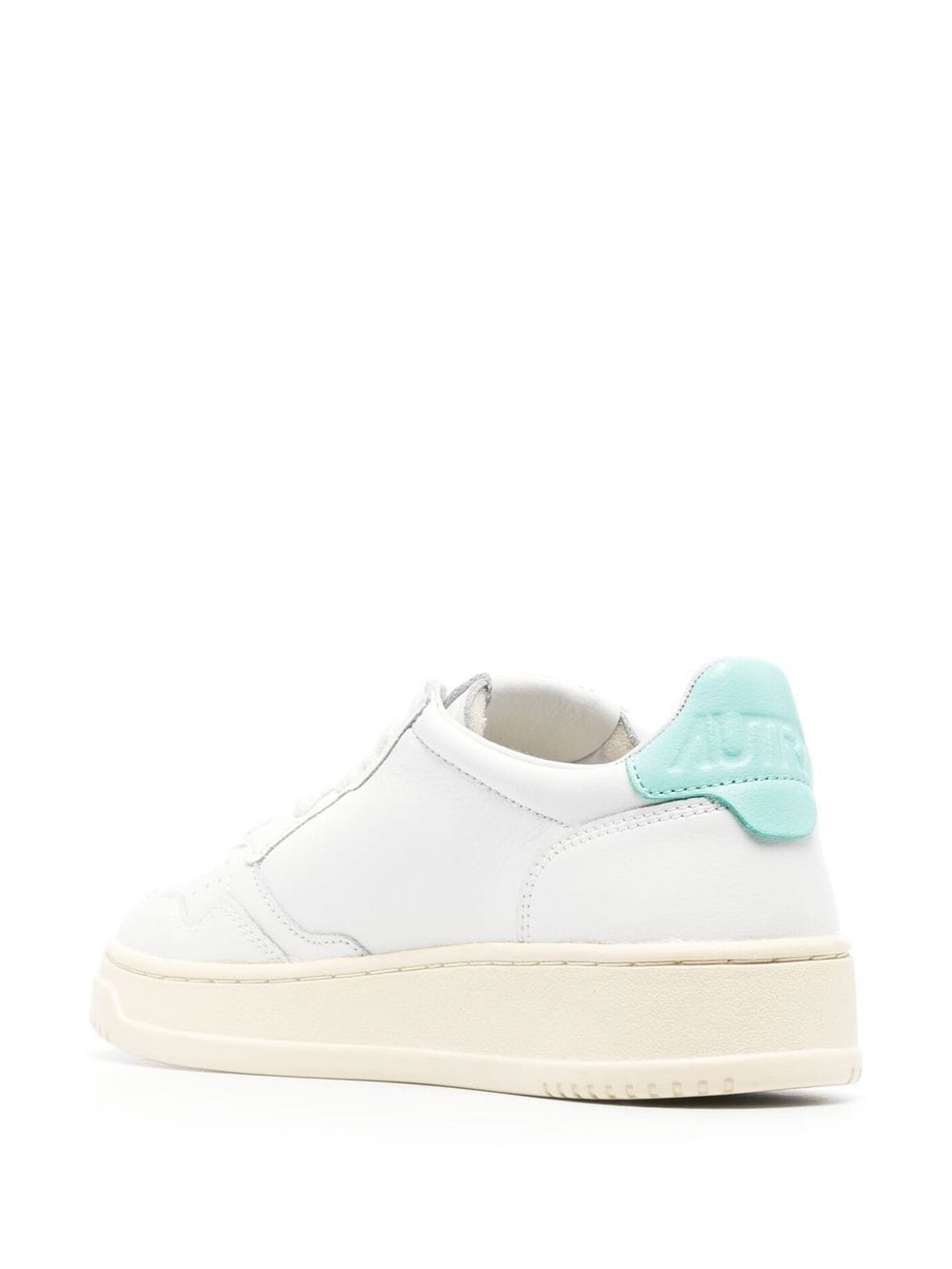 logo-patch lace-up sneakers - 3