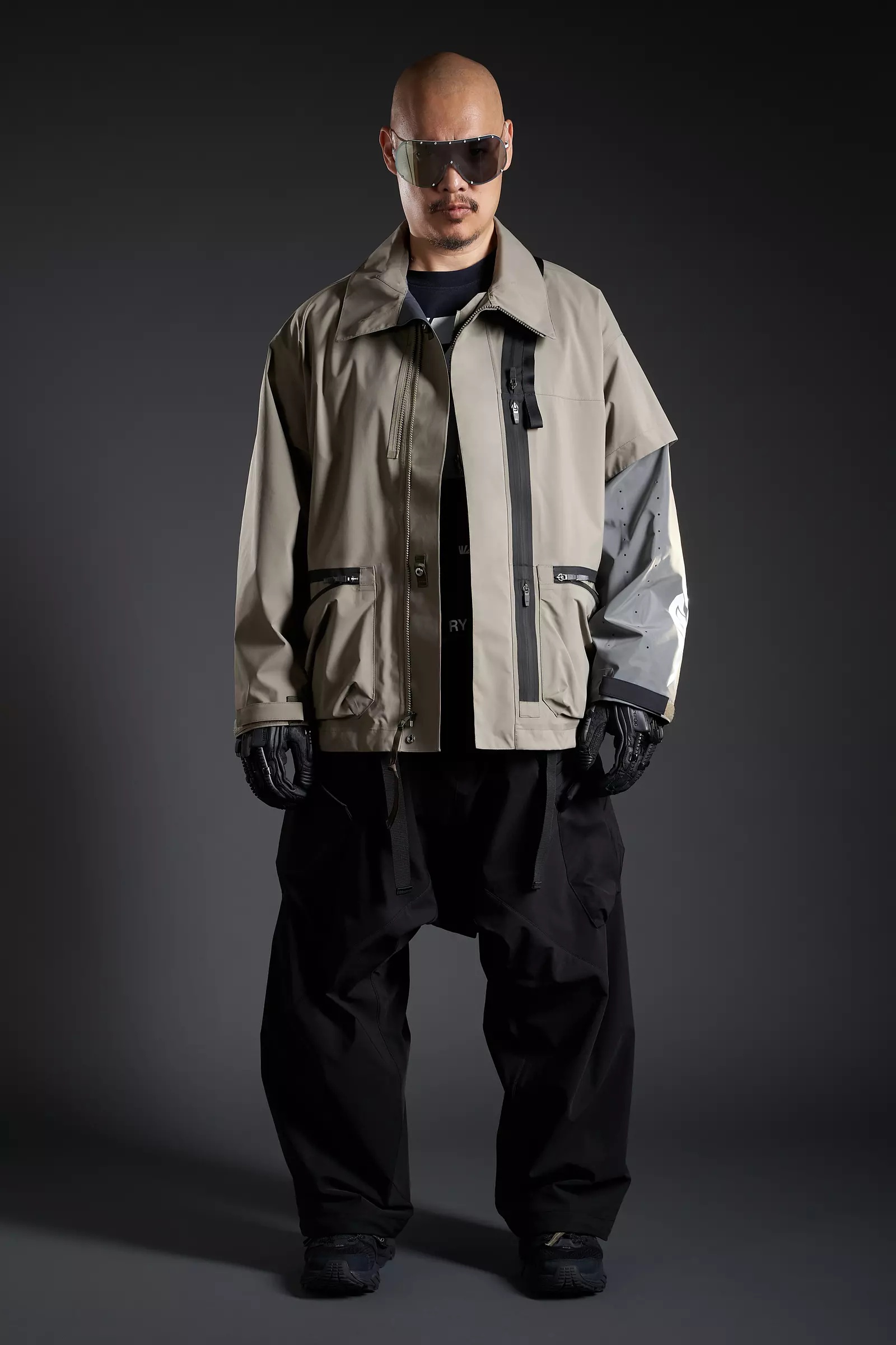 J115-GT-EX 3L Gore-Tex Pro Interops Jacket ALPHA GREEN / SILVER - 14