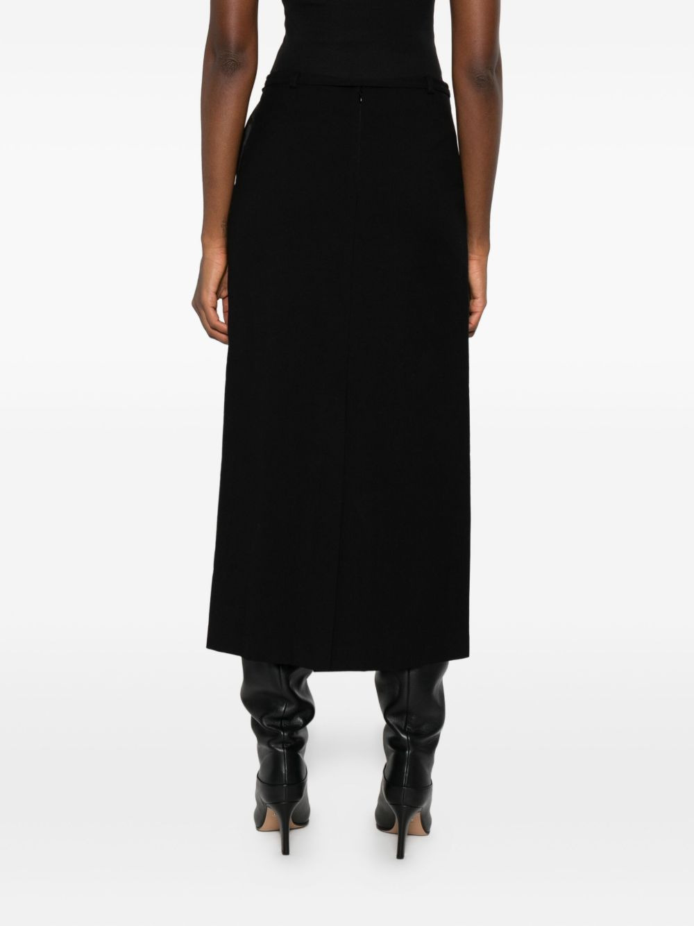 wrap-tie skirt - 4