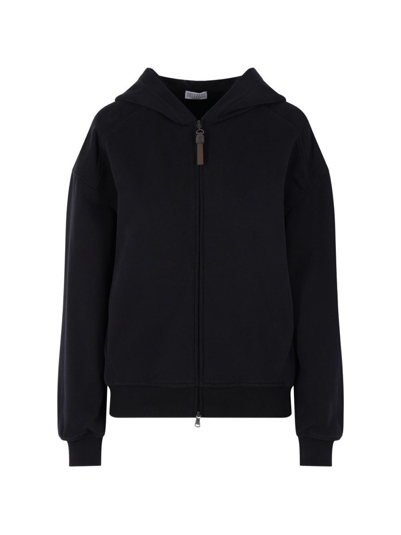 hooded zip-up sweater 1