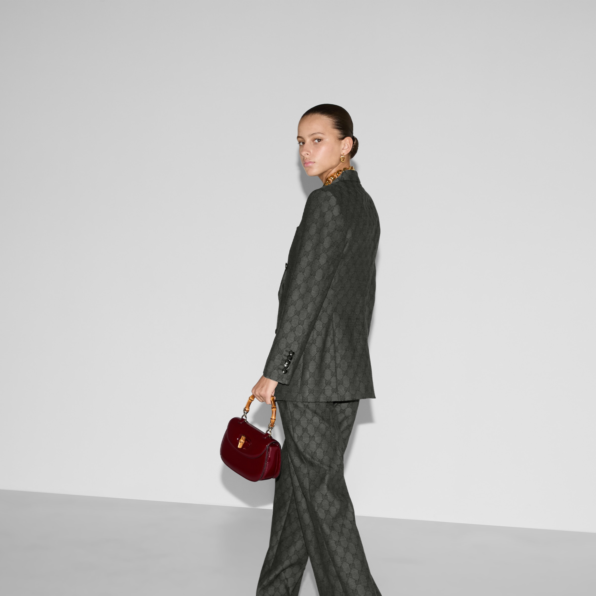 GG wool jacquard jacket - 6