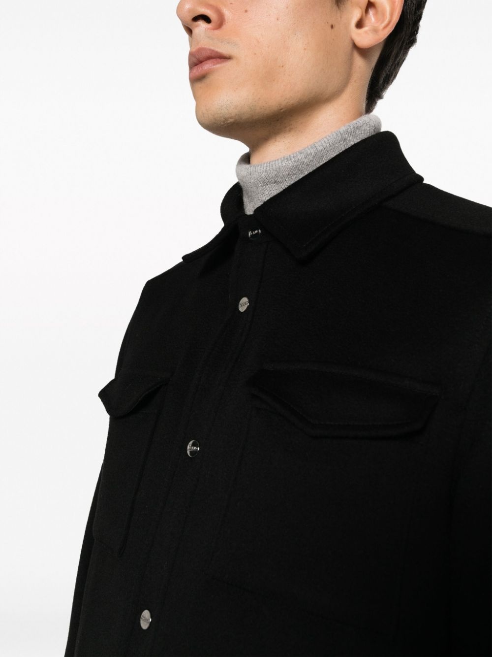 Herno Button-up Shirt Jacket - 2
