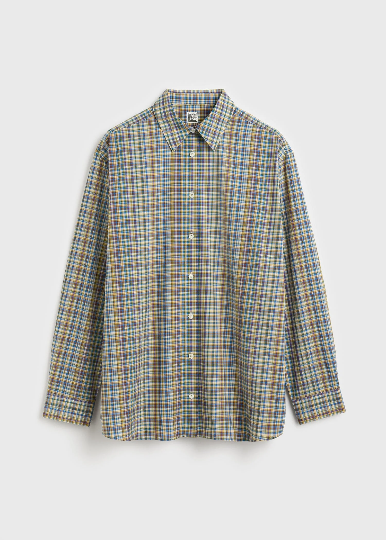 Classic check shirt blue/orange - 1