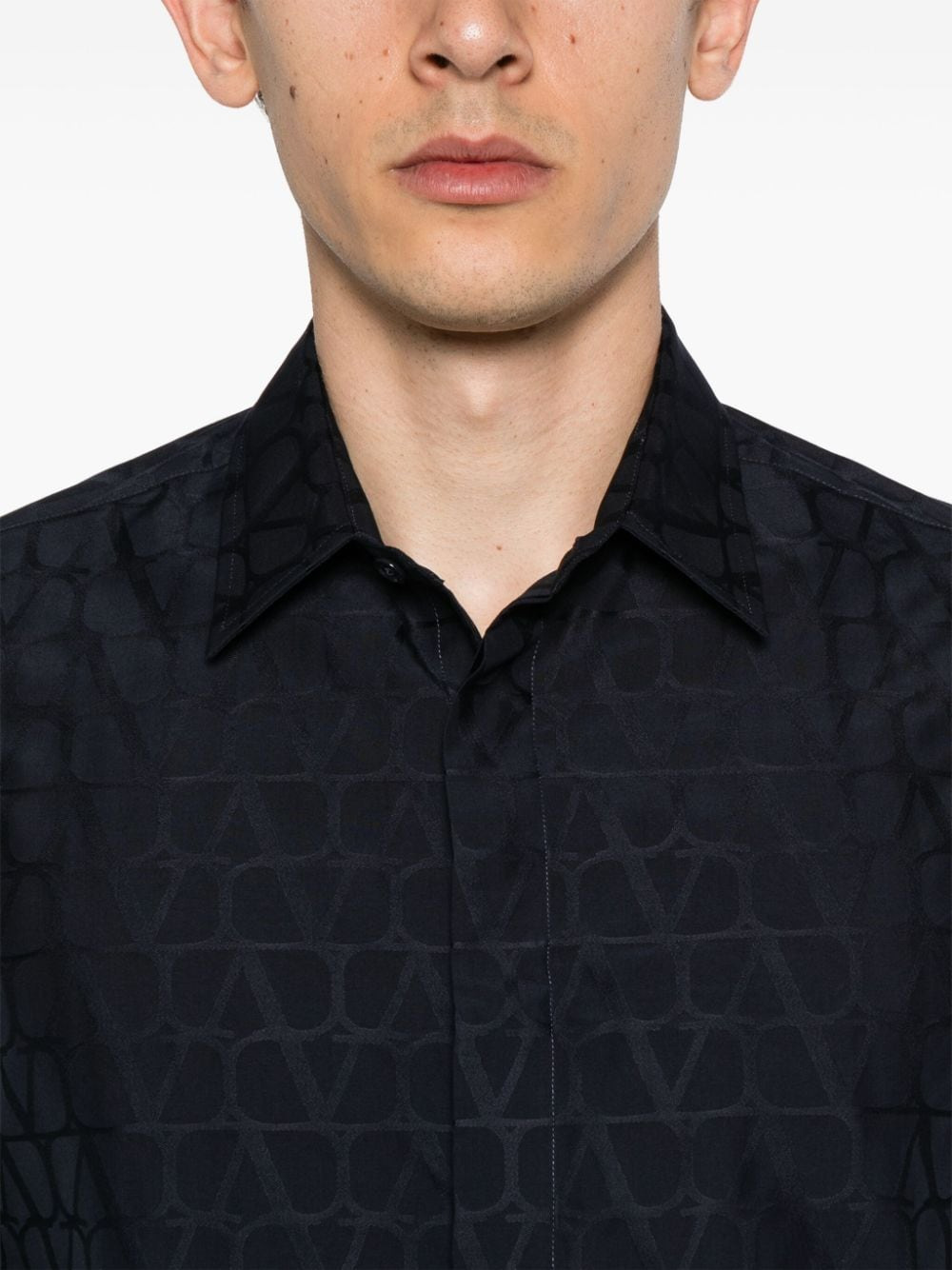 Valentino Men Shirt With Logo - 2