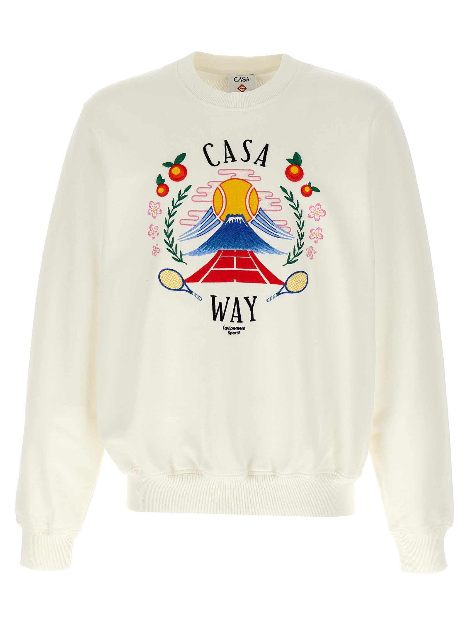 Casa Way Mountain Sweatshirt White - 1
