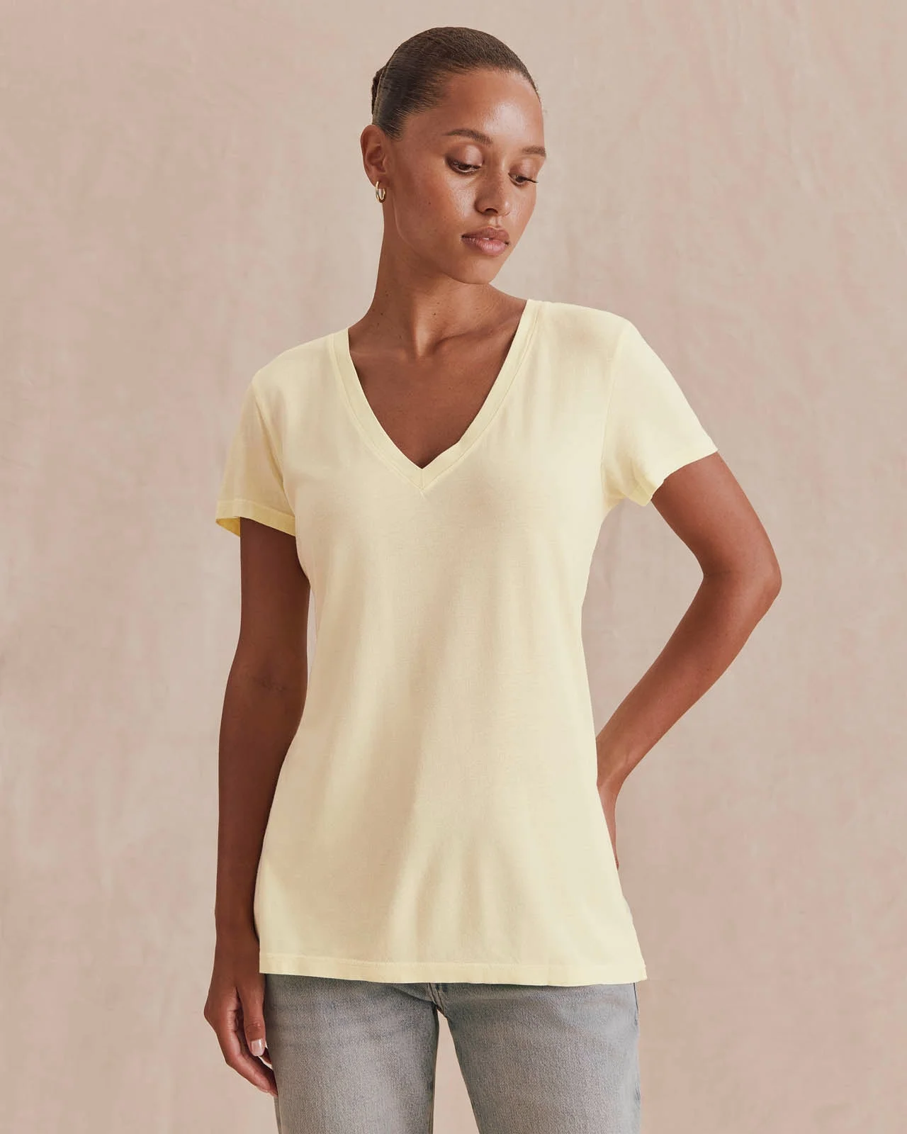Kate V-Neck Tee - 1