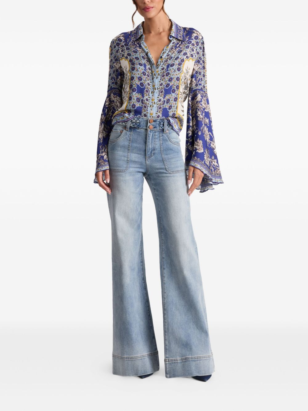 Willa bell-sleeve top - 2