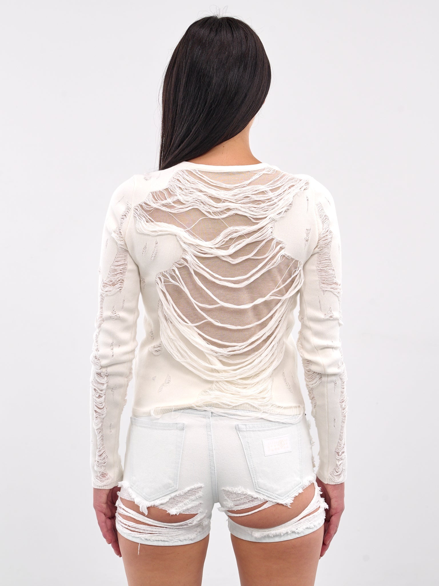 Distressed Knit Top - 3